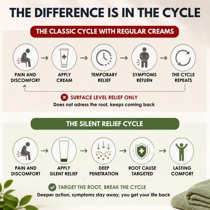 SILENT RELIEF – Hemorrhoid Relief Cream